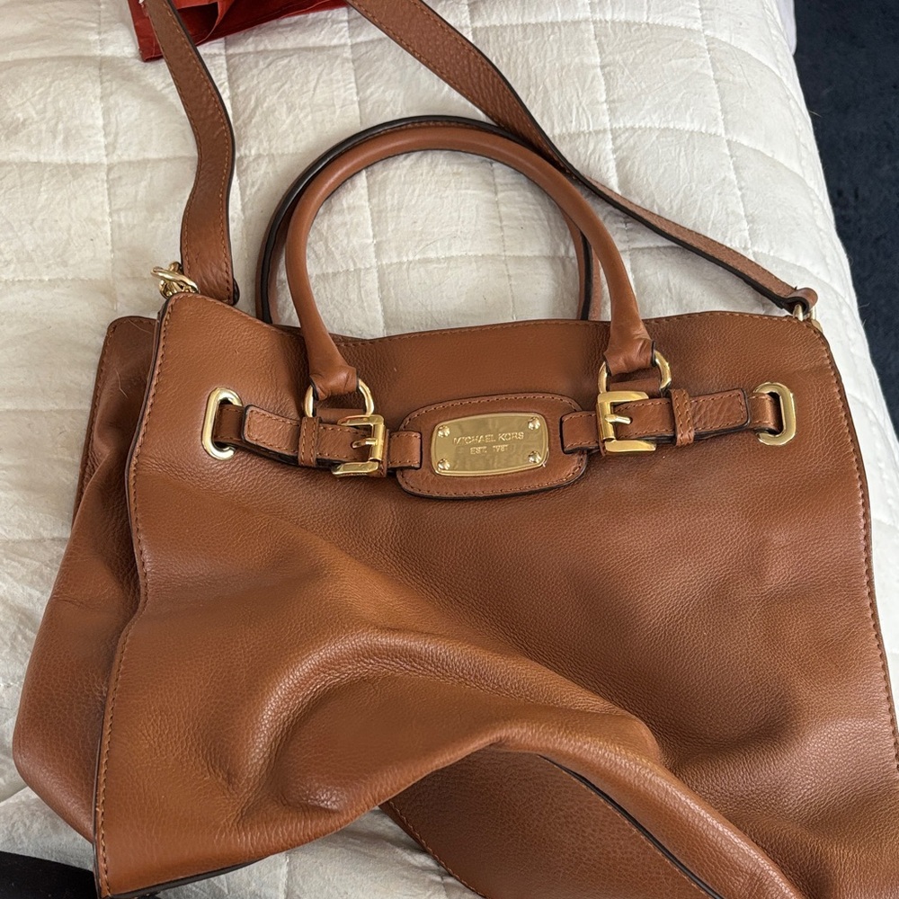 Michael Kors Brown Leather Handbag
